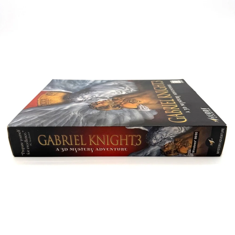 Gabriel Knight 3 PC Big Box Game Complete CIB Vintage 1999 Sierra W/ Comic Book